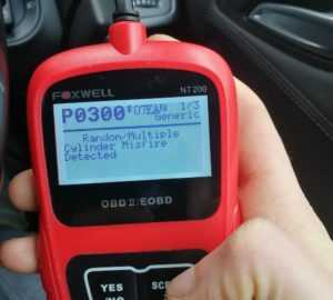 Ошибка p0300 nissan