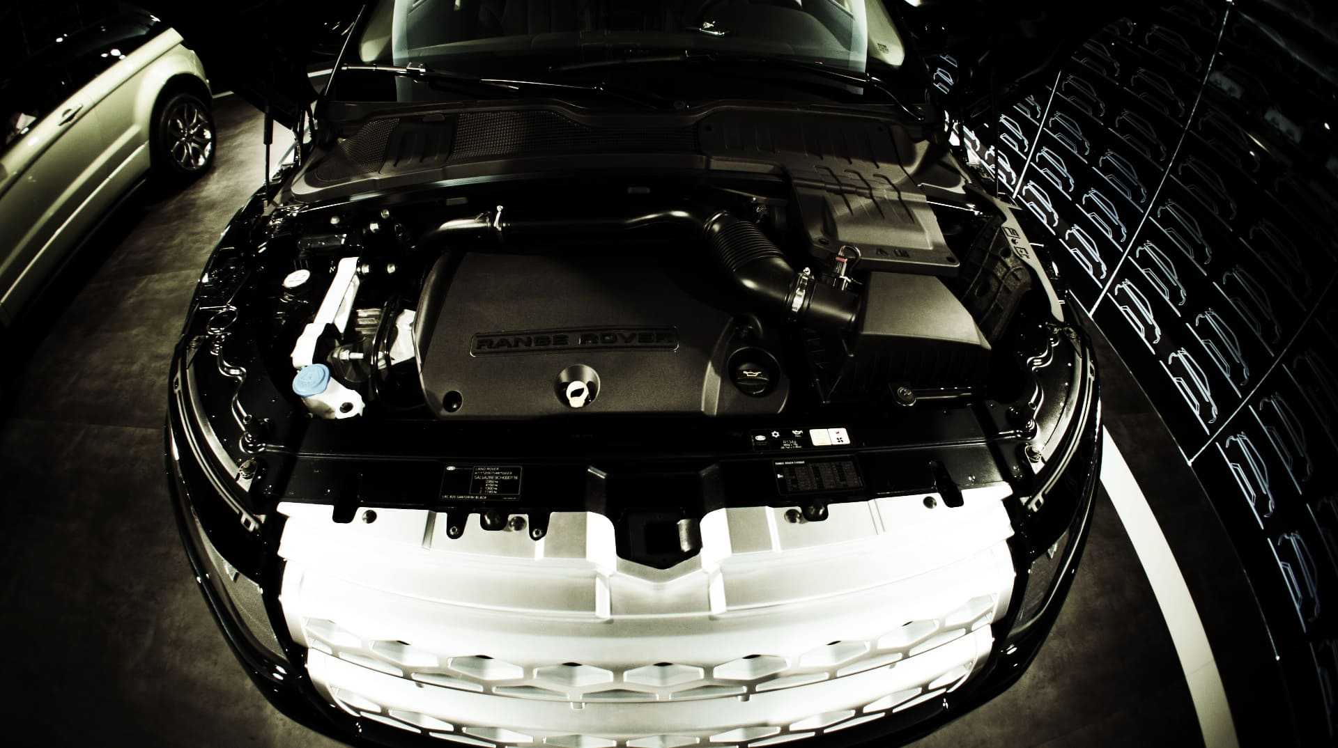 Регулировка капота в range rover evoque